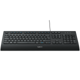 LOGITECH K280e Corded Keyboard - BLACK - USB - RUS - B2B