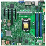 Supermicro mainboard server MBD-X12STH-F-O Intel Xeon E-2300 C256 CPU, Dual LAN with Intel Ethernet Controller I210, Intel C256 controller for 8 SATA3 (6 Gbps) ports; RAID 0,1,5,10